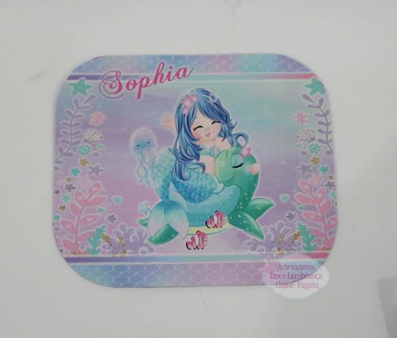 Mouse Pad Sereia cute