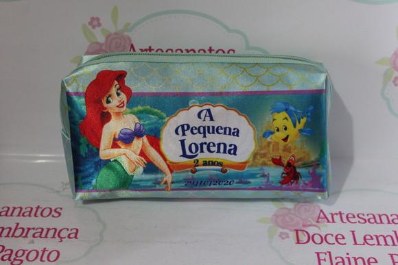 Necessaire / Estojo A Pequena Sereia