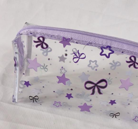 Necessaire / Estojo em Plástico Cristal Floral