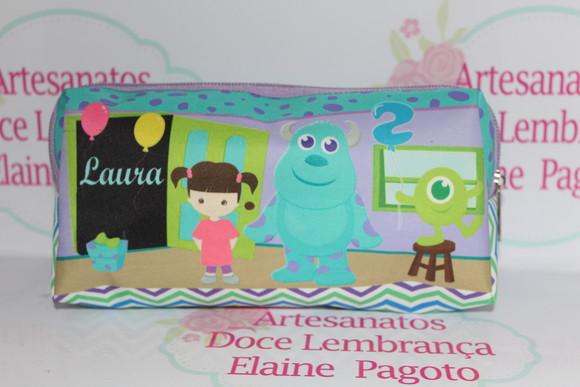 Necessaire / Estojo Monstros S/A