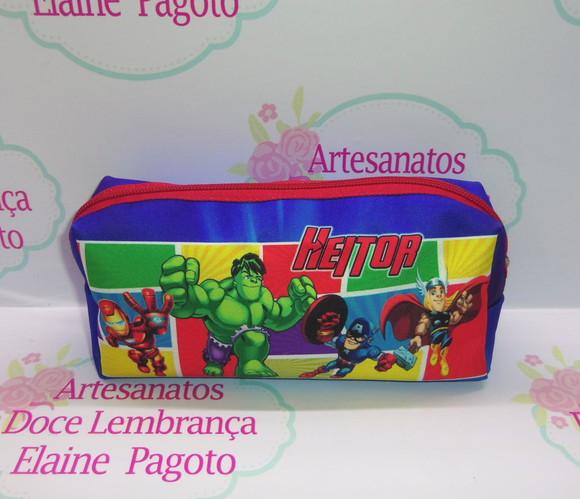 Necessaire / Estojo Os Vingadores