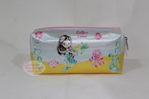 Necessaire / Estojo Sereia Cute