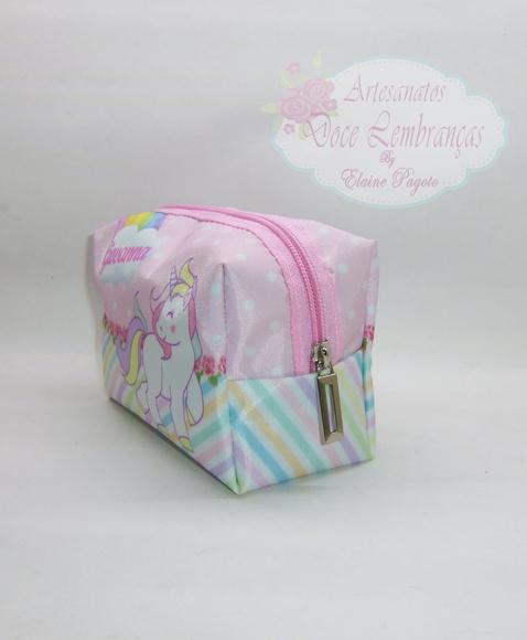 Necessaire / Estojo Unicórnio