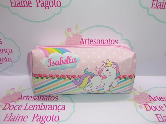 Necessaire / Estojo Unicórnio