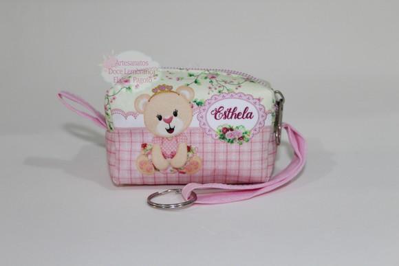 Necessaire mini box Ursinha Princesa