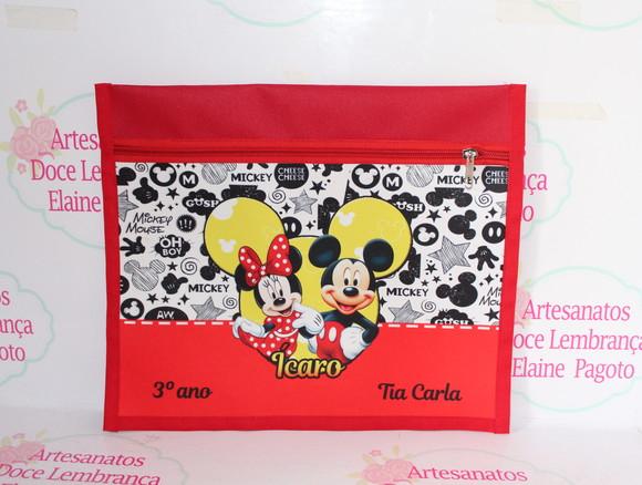 Pasta Envelope/Documentos Mickey e Minnie