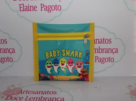 Porta Documentos / Mini Necessaire Baby Shark