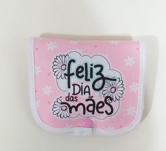 Porta Carregador de celular e Fone de Ouvido Dia das Mães