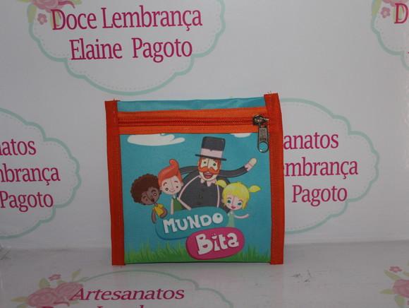 Porta Documentos / Mini Necessaire O Mundo do Bita