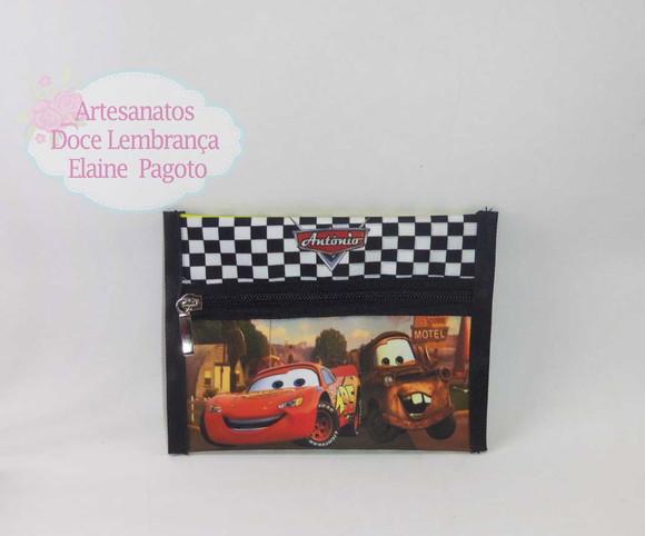 Porta Documentos / Mini Necessaire Mc Queen