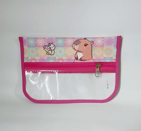 Porta Escova e Creme Dental Capivara