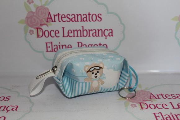 Porta Moedas/Níquel Ursinho Baloeiro