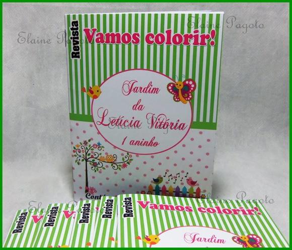 Revistinha Jardim Encantado 10x7