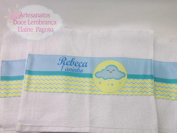 Toalha Lavabo Chuva de Bençãos