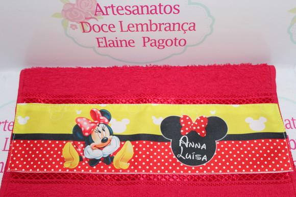 Toalha Lavabo Minnie