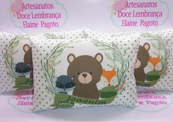 Travesseiro Bichinhos da Floresta 28X20