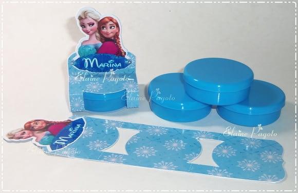Caixa para latinha Frozen