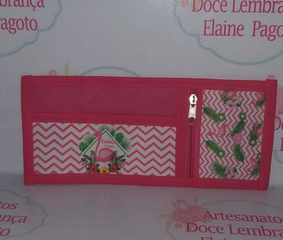 Carteira Flamingo 10 Unidades