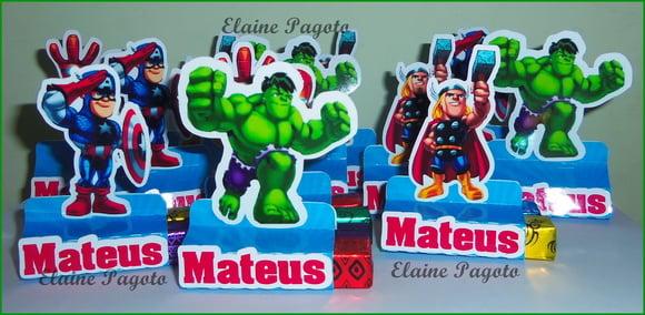 chocolate duplo Os Vingadores