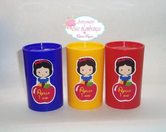 Cofrinho de Plástico Branca de Neve