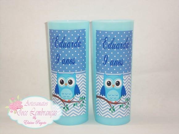 Copo Long Drink Corujinha 50unid