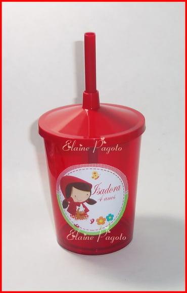 Copo Shake 300ml Chapeuzinho Vermelho