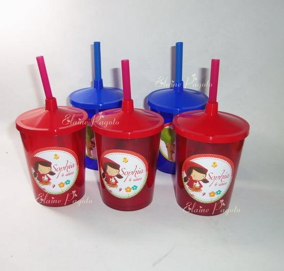 Copo Shake 300ml Chapeuzinho Vermelho