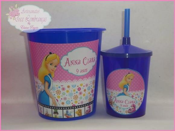 Kit Cineminha Alice no País das Maravilhas