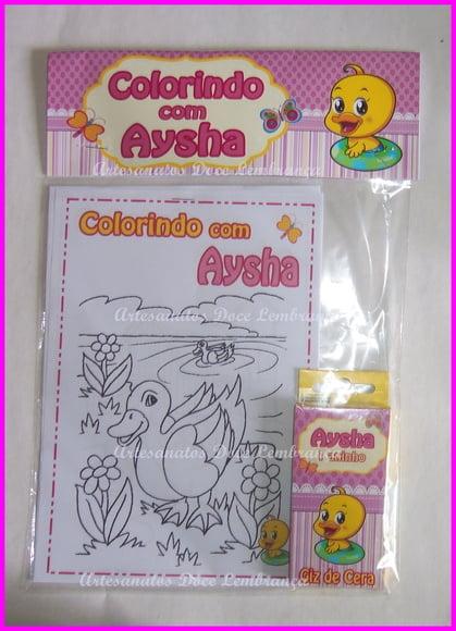 Kit de Colorir do Patinho