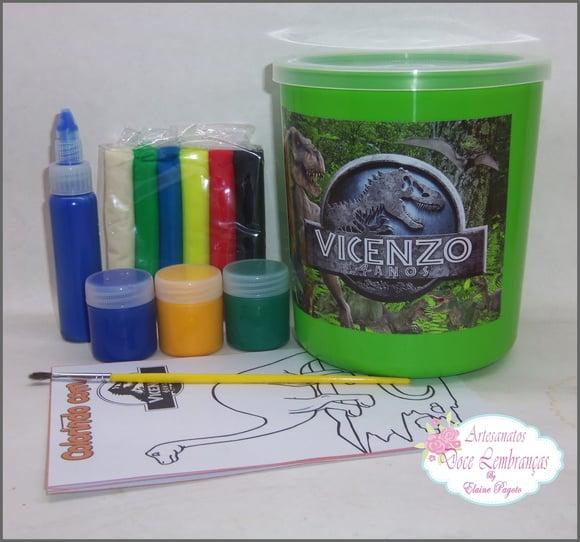 Kit de Colorir na Lata Ninho