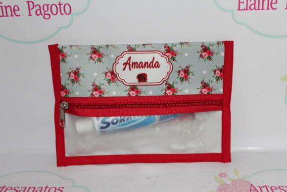 Kit Dental Dia das Mães / Professoras Floral vermelho