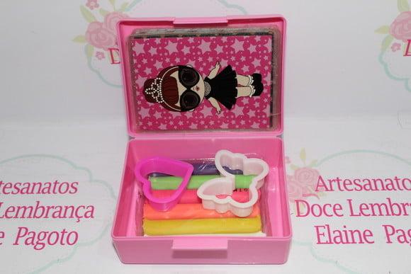 Kit massinha + jogo da memória LOL Surprise