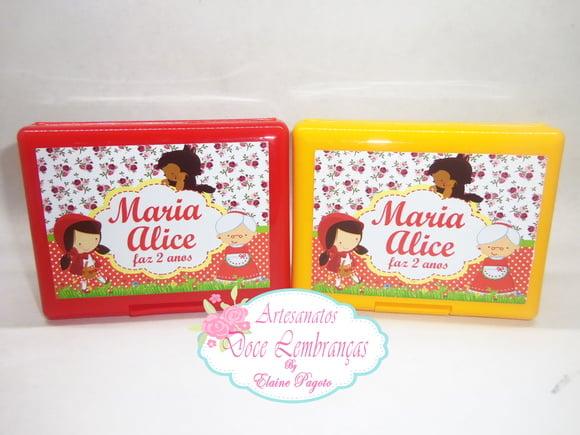 Lancheira box Chapeuzinho Vermelho