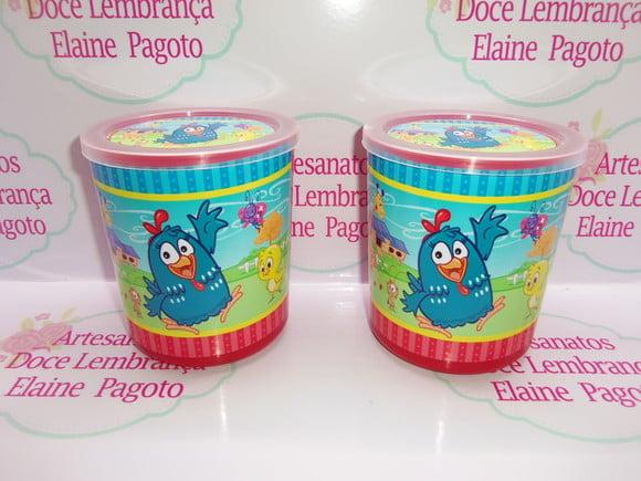 Lata tipo de Leite Galinha Pintadinha