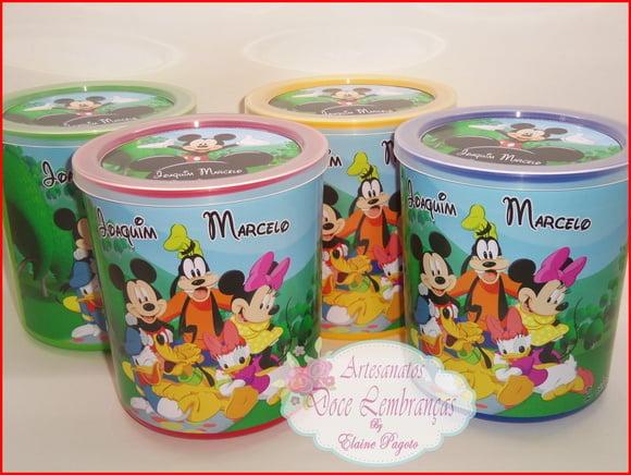Lata Tipo de Leite Mickey 60 Unidades
