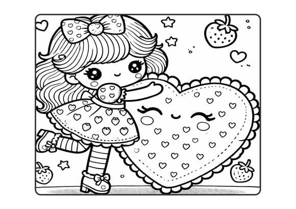 Livro de Colorir Moranguinho - 50 Desenhos A5