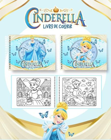 Livro de Colorir Princesa - 50 Desenhos A5