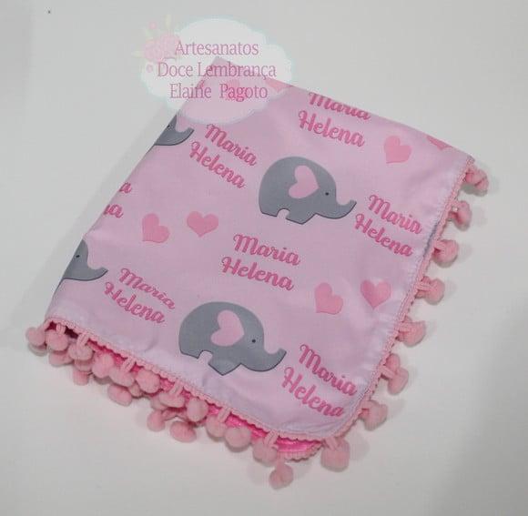 Manta para Bebê Personalizada