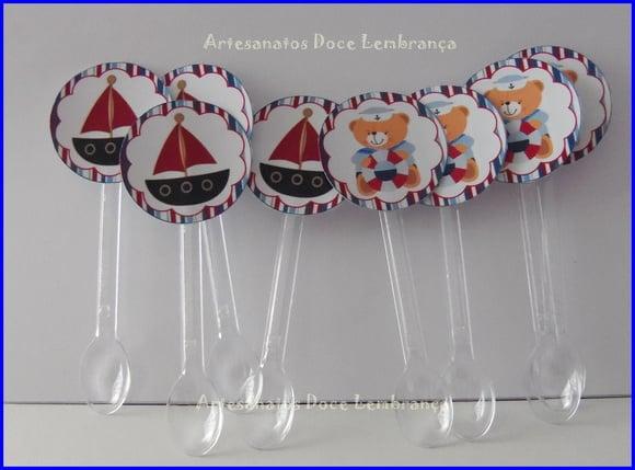 Mini toppers para brigadeiro de colher