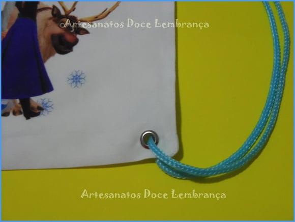 Mochila Em Tecido Frozen