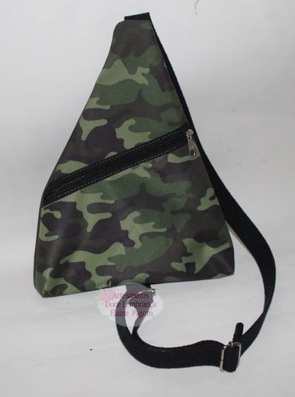 Mochila transversal Triangular Camuflada