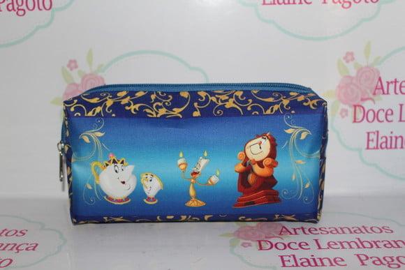 Necessaire / Estojo a Bela e a Fera