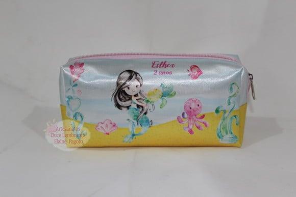 Necessaire / Estojo Sereia Cute