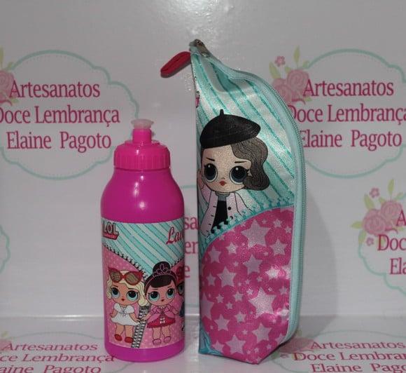 Porta Garrafa Térmica LOL Surprise Com Squeeze