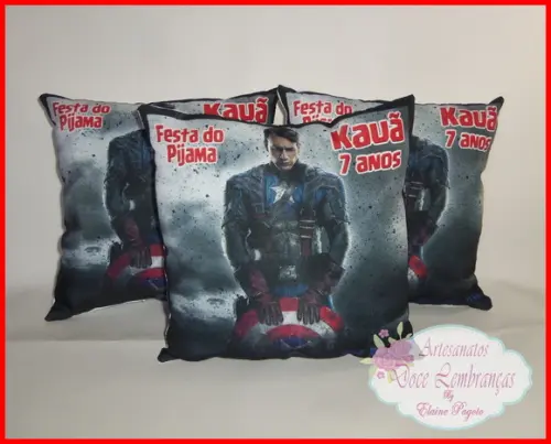 Almofada Personalizada Capitão América