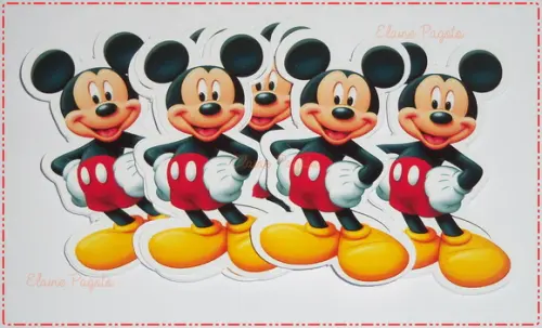 Aplique para Topper Mickey e Minnie