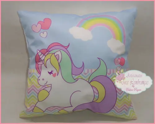 Almofada Personalizada Unicórnio