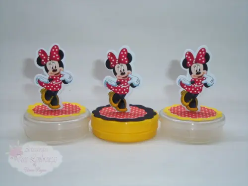 Aplique latinha 3D Minnie
