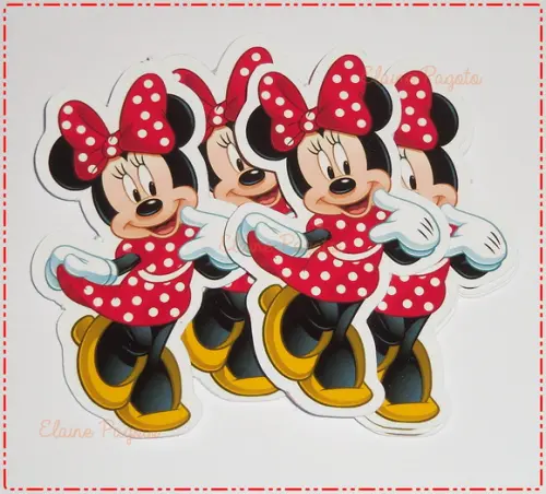Aplique para Topper Mickey e Minnie