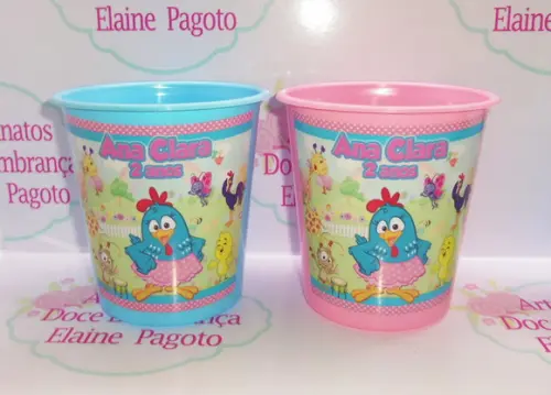 Balde de Pipoca 1l Galinha pintadinha